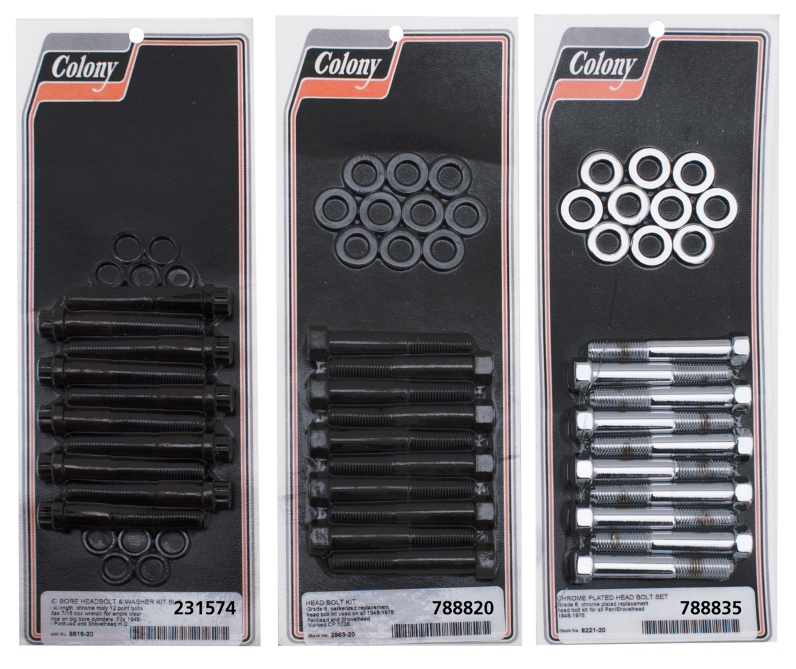 COLONY CYLINDER HEAD BOLT KITS - view 1