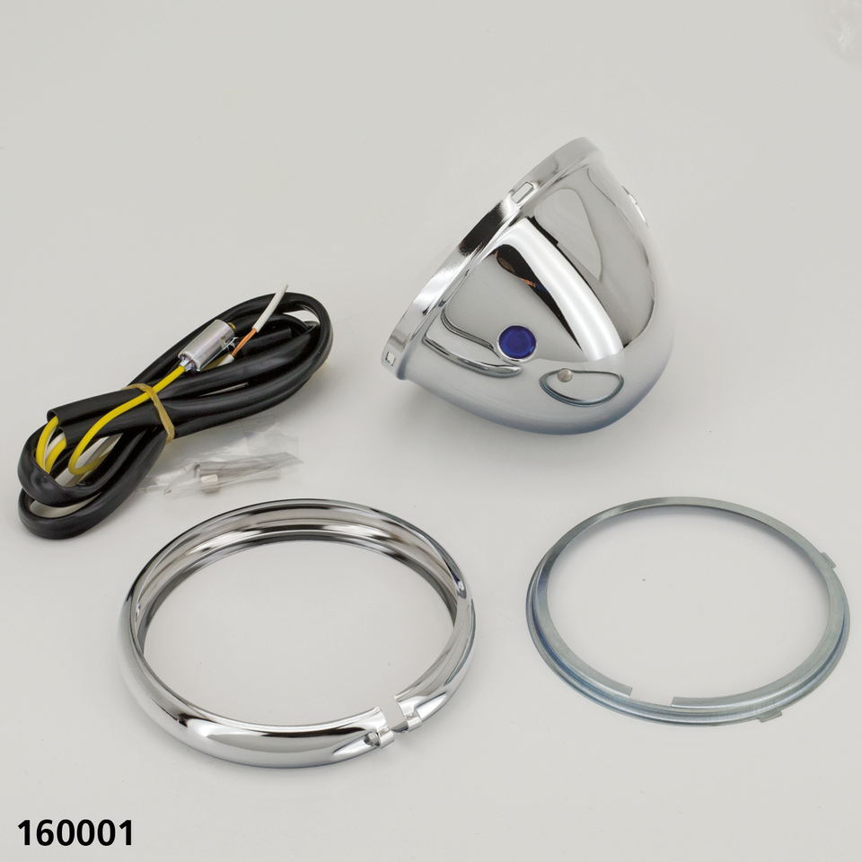 CHROME 4 1/2" EARLY MODEL SPOTLIGHT - view 1