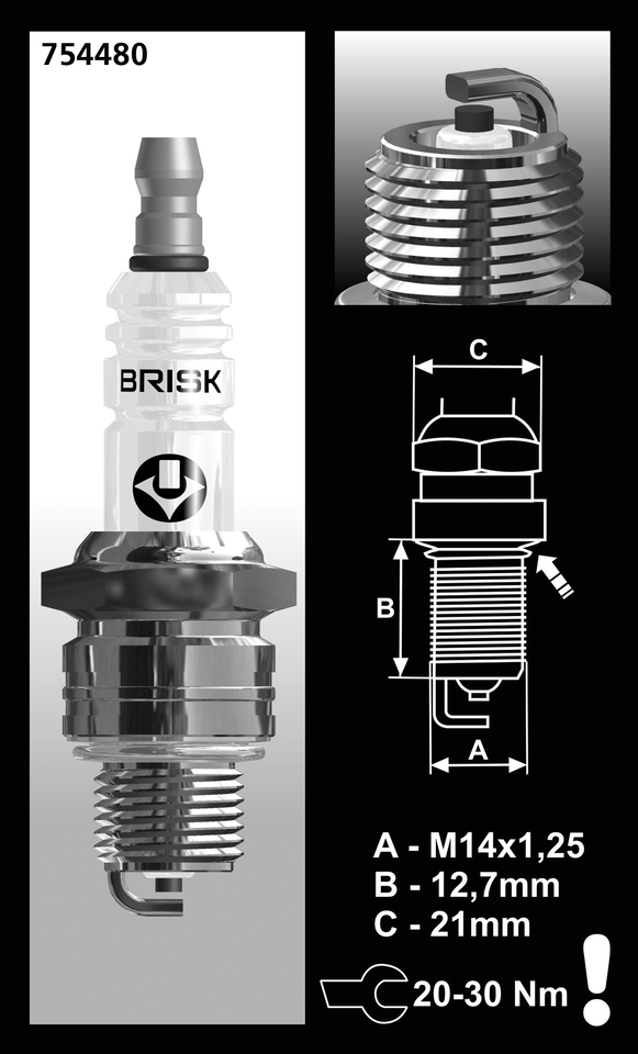 BRISK SPARK PLUGS - view 2