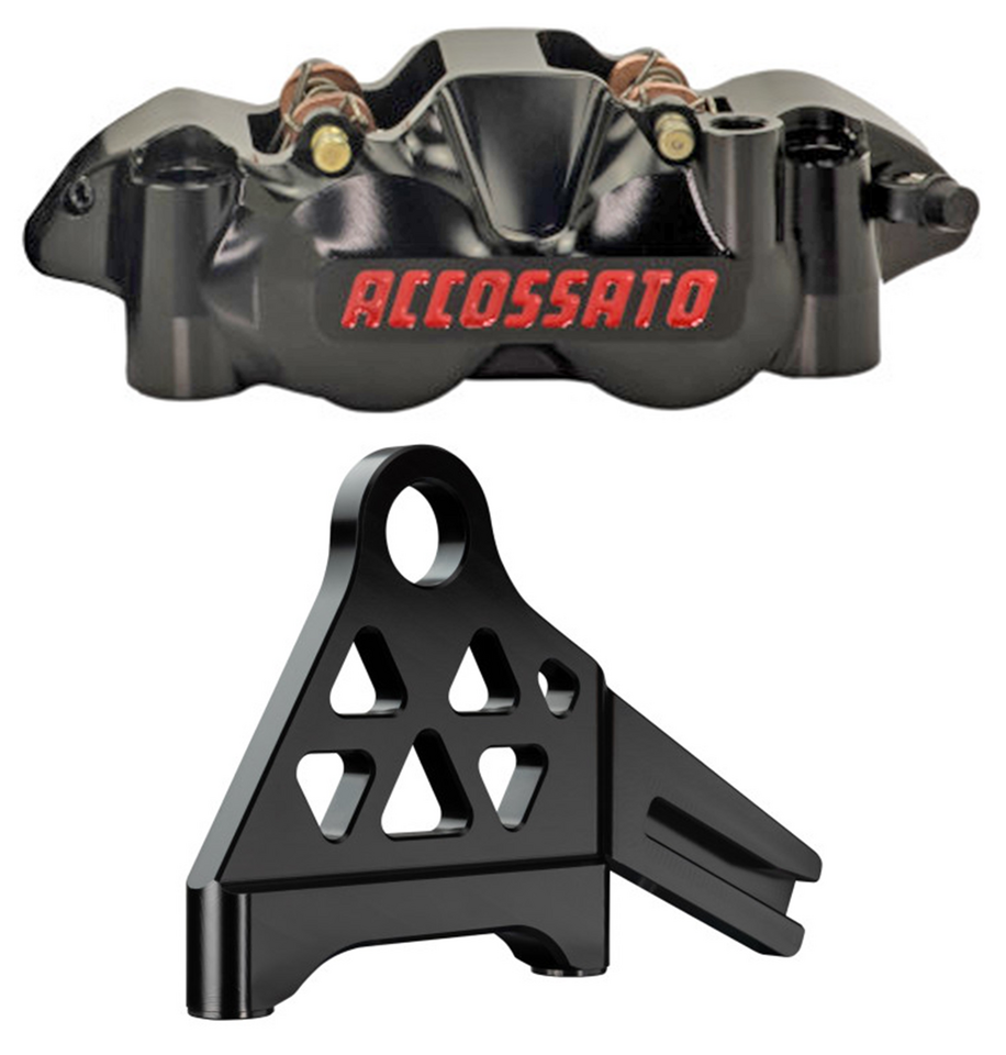 ACCOSSATO CNC MACHINED RADIAL BRAKE CALIPERS - view 1 Main image