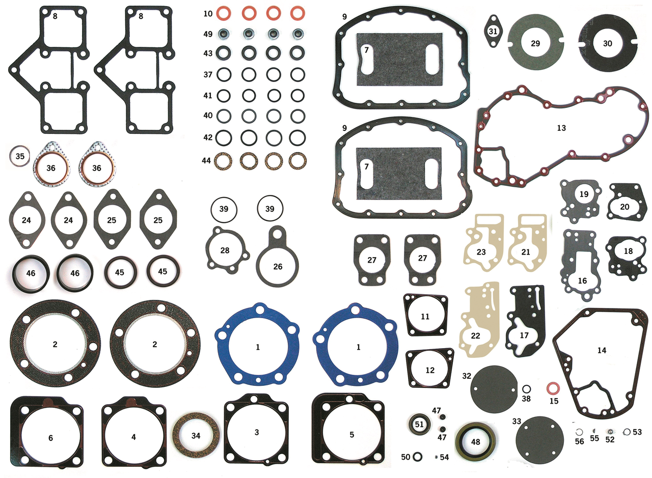 INDIVIDUAL GASKETS, O-RINGS AND SEALS FOR PANHEAD & SHOVELHEAD - view 1