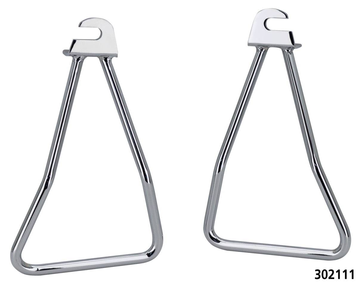 CHROME SADDLEBAG SUPPORTS - view 3