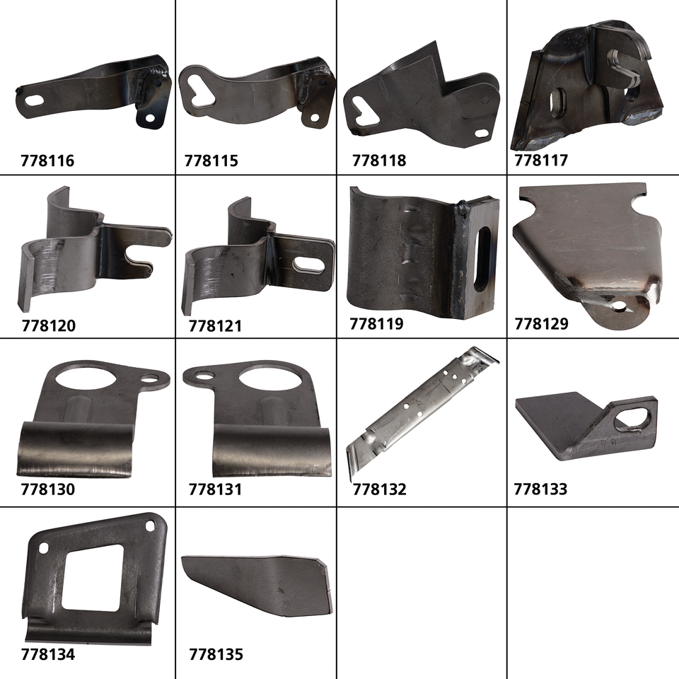 VG CLASSIC SHEET METAL FRAME PARTS - view 2