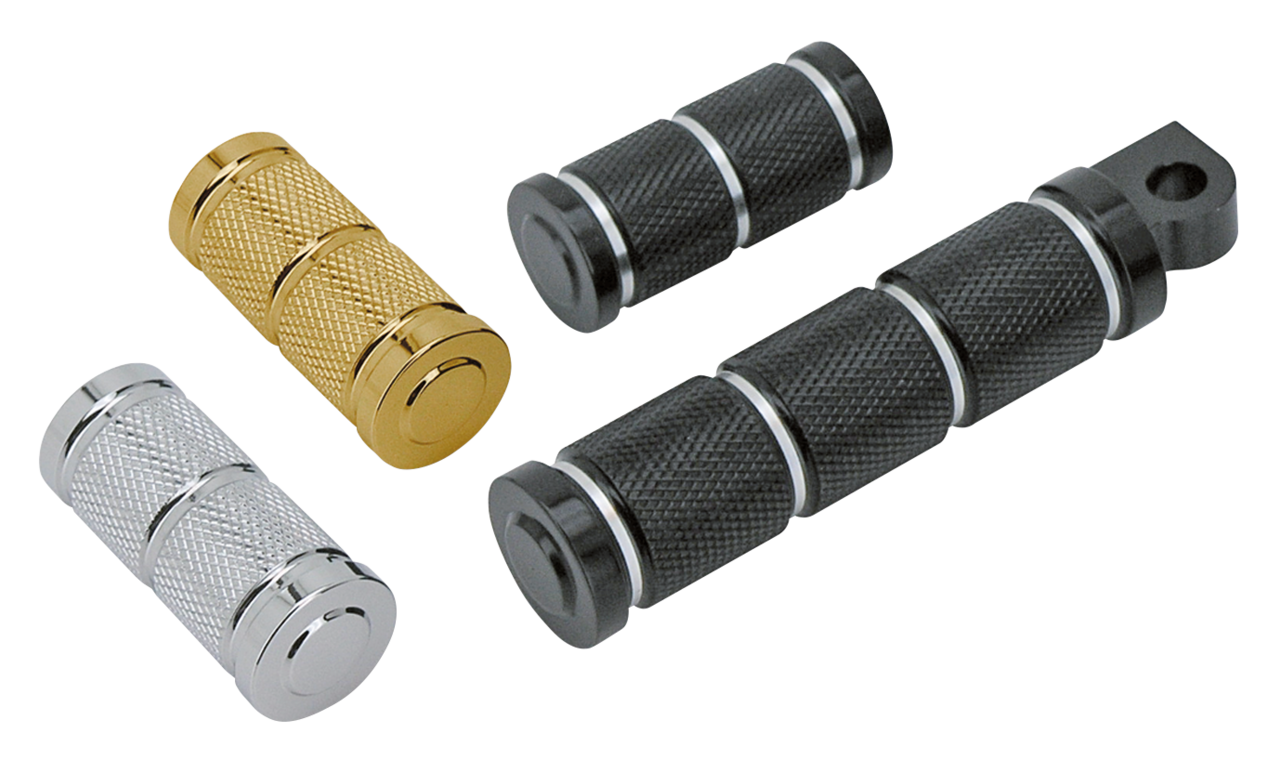 RETRO STYLE KNURLED BILLET ALUMINUM FOOT & SHIFTER PEGS Secondary image