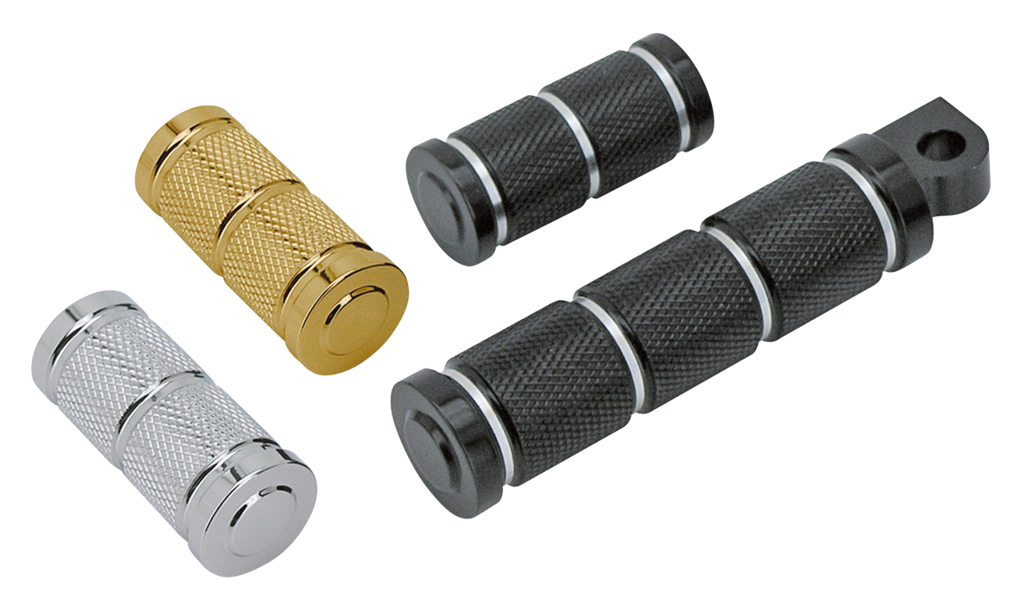 RETRO STYLE KNURLED BILLET ALUMINUM FOOT & SHIFTER PEGS - view 2