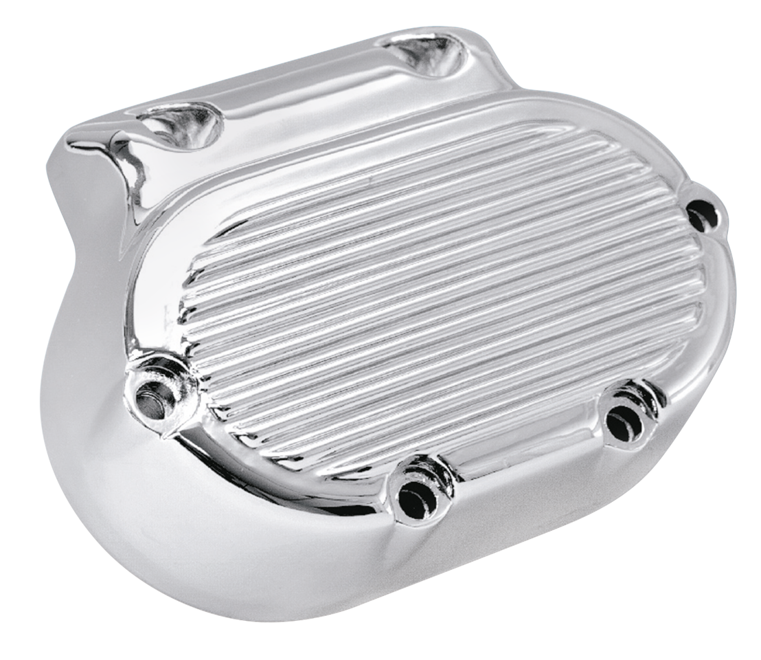 CHROME PLATED FINNED TRANSMISSION SIDE COVER - view 2