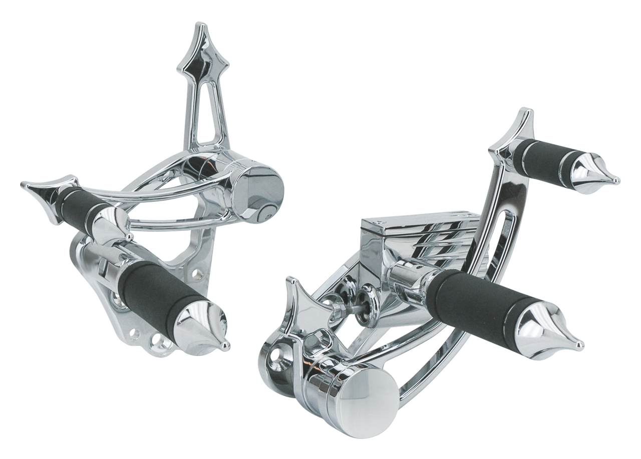 "GLADIATOR" BILLET ALUMINUM FORWARD CONTROL KITS FOR FX, FL AND SOFTAIL - view 1 Main image