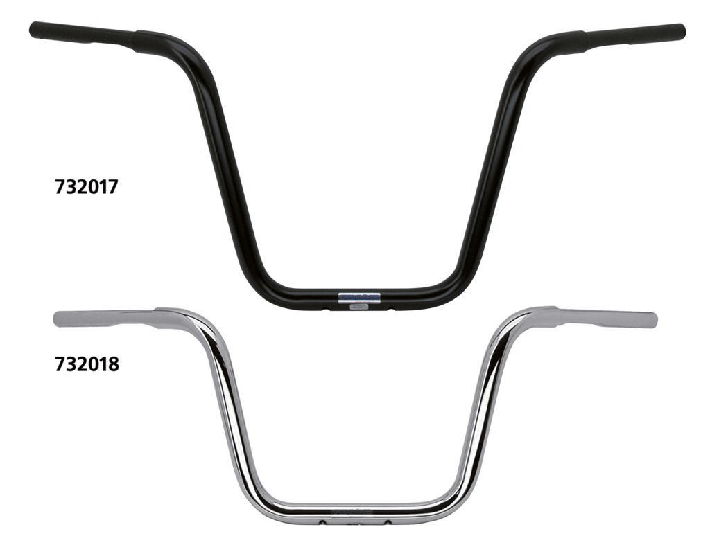 FEHLING 1 1/4 INCH FAT APE HANGER HANDLEBARS - view 1