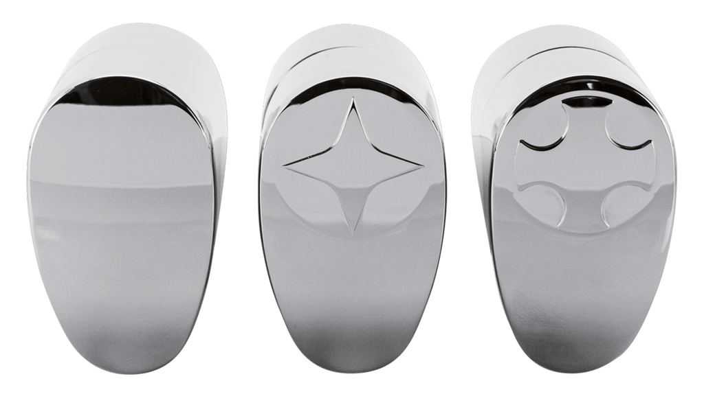 FUSION CHROME BILLET OVAL HEAD RISERS - view 3