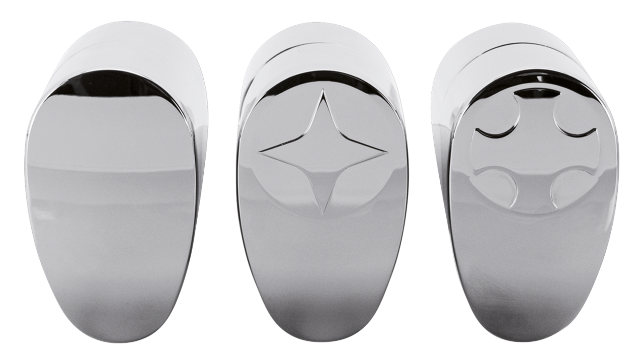 FUSION CHROME BILLET OVAL HEAD RISERS - view 3