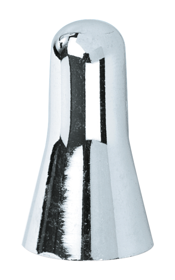 CHROME TIRE STEM COVER FOR RUBBER VALVES - view 1