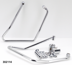 CHROME SADDLEBAG SUPPORTS - view 3