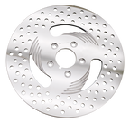 REV"O"LUTION "DIRECTIONAL" DRILLED POLISHED DISC BRAKE ROTORS - view 1
