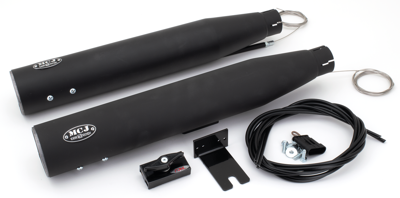 MCJ ADJUSTABLE EXHAUSTS FOR TWIN CAM SOFTAIL - view 1 Main image