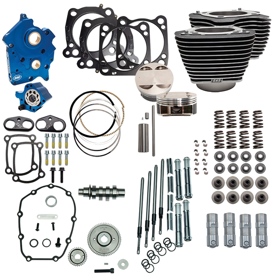 S&S 124CI, 128CI, 129CI & 132CI POWER PACKAGES FOR MILWAUKEE EIGHT - view 1
