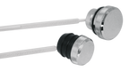 CHROME OIL TANK PLUGS WITH DIPSTICK - view 2