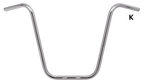 ZODIAC ONE INCH DIAMETER APE HANGER HANDLEBARS - view 1
