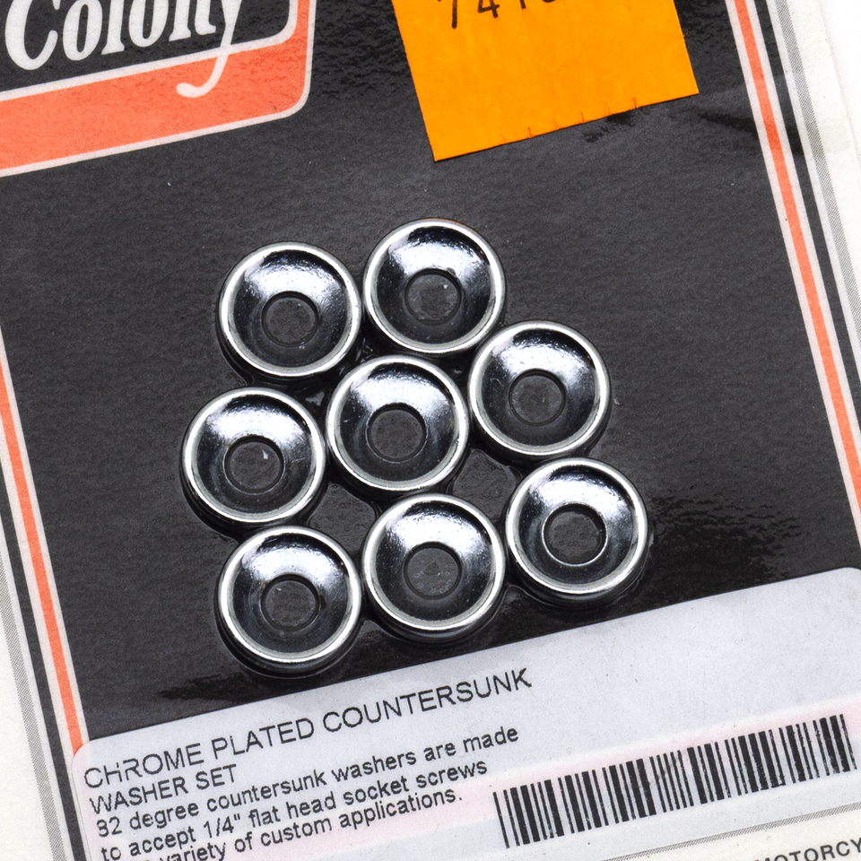 COMPANION COUNTERSUNK CHROME WASHERS - view 1 Main image