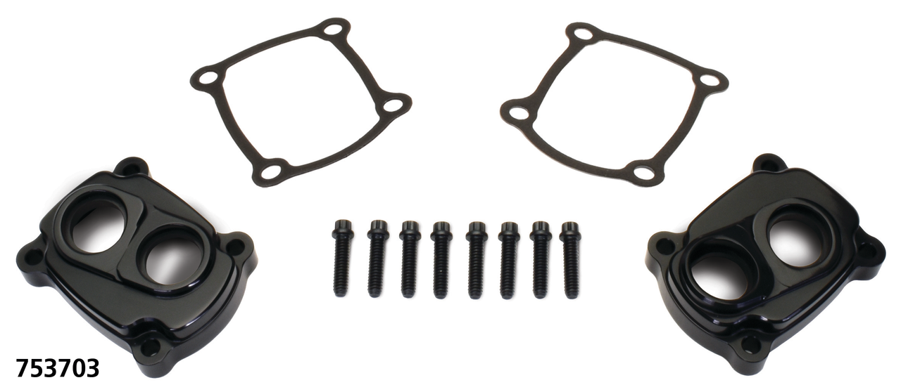 JIMS LOW PROFILE TAPPET COVERS FOR MILWAUKEE EIGHT - view 1 Main image
