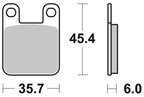 BRAKE PADS FOR AFTER MARKET CALIPERS - view 1