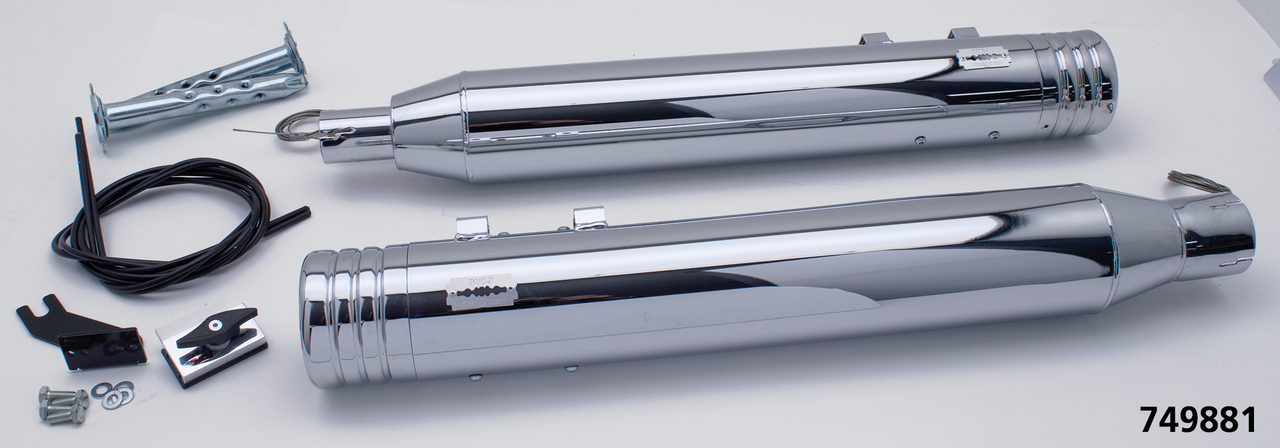 MCJ ADJUSTABLE EXHAUSTS FOR TOURING - view 1