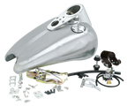 2" STRETCHED RUBBER MOUNT SPORTBOB TANK WITH DASH FOR 1995-2003 SPORTSTER - view 1