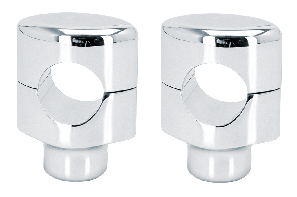 BILLET ALUMINUM HANDLEBAR RISERS FOR USE WITH 1 1/2" HANDLEBARS - view 2