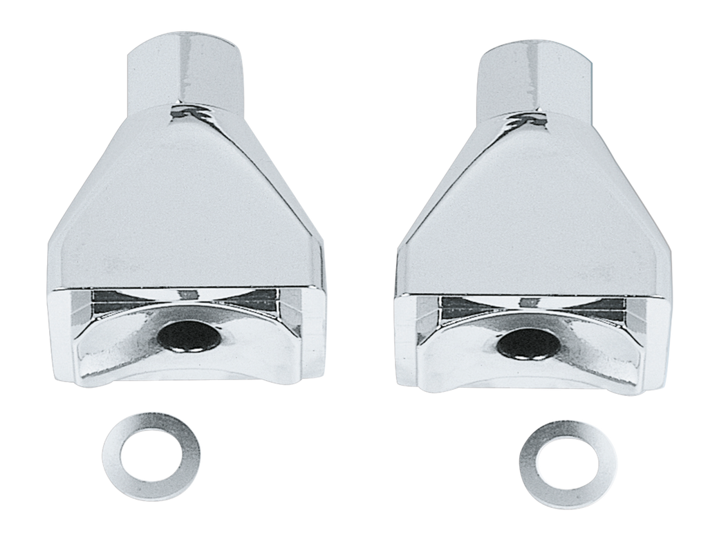 CHROME AXLE ADJUSTER CAPS - view 2