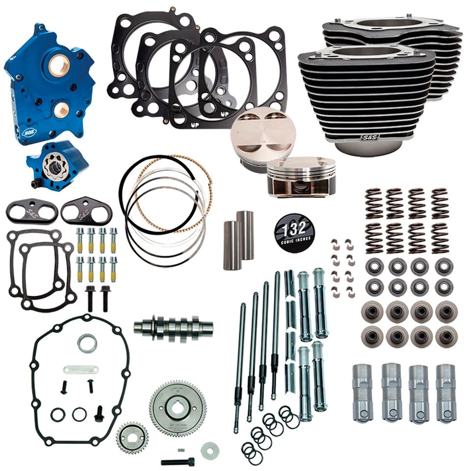 S&S 124CI, 128CI, 129CI & 132CI POWER PACKAGES FOR MILWAUKEE EIGHT - view 1 Main image