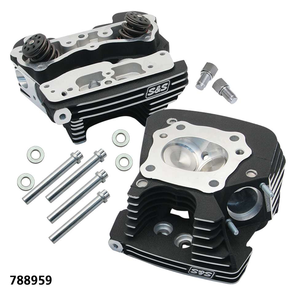 S&S SUPER STOCK CYLINDER HEADS FOR 1999-2005 TWIN CAM - view 1 Main image