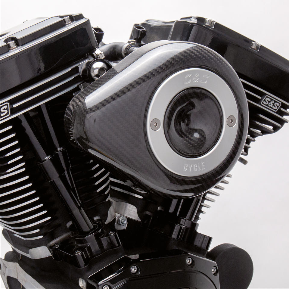 S&S STEALTH CARBON TEARDROP AIR CLEANER Secondary image