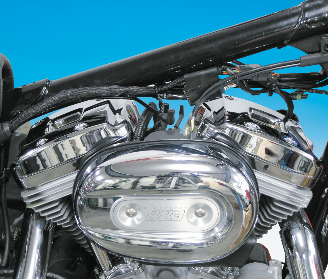 CHROME ROCKER COVERS FOR 2004-2022 SPORTSTER - view 1