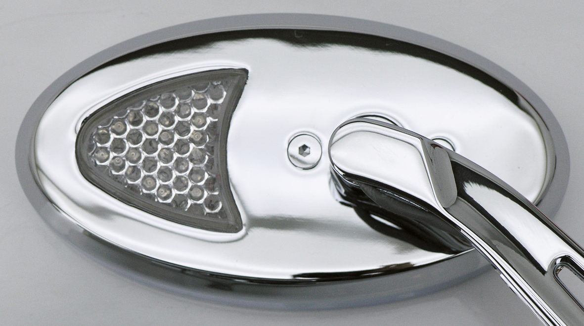 SPORT OVAL MIRRORS WITH LED TURN SIGNALS - view 2