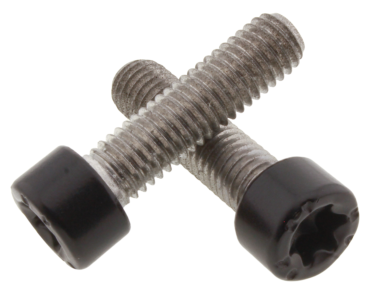 BLACK STAINLESS STEEL BAR END SCREWS FOR RH SPORTSTER - view 1