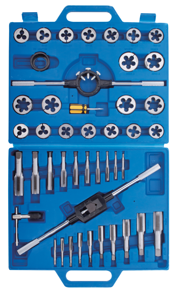 45-PIECE UNC & UNF SIZE TAP AND DIE SET - view 1