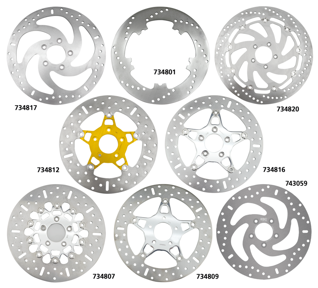 EBC STAINLESS STEEL DISC BRAKE ROTORS - view 2