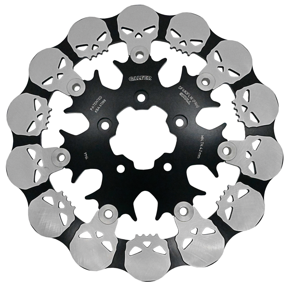 GALFER SKULLED DISC BRAKE ROTORS - view 1 Main image