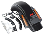 BLACK CVO STYLE LIGHTED REAR FENDER KIT FOR 2009-2013 TOURING - view 2