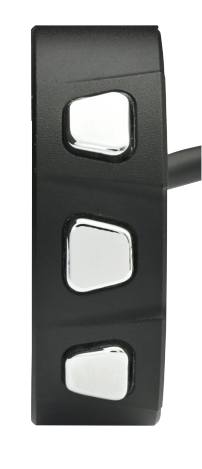UNIVERSAL 3-BUTTON HANDLEBAR SWITCH - view 1