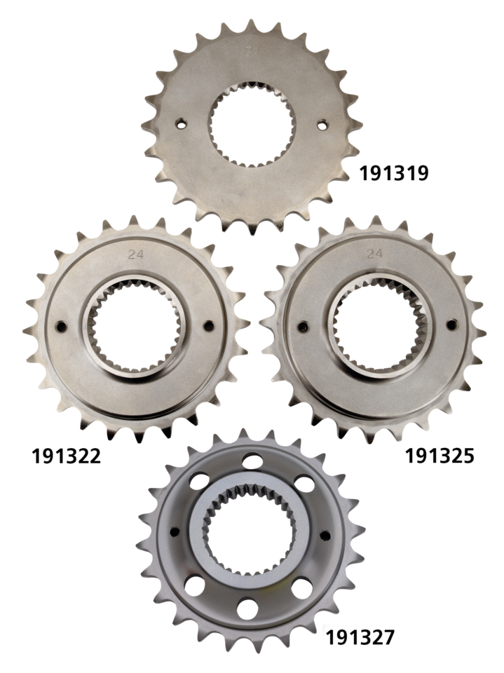 GENUINE ZODIAC CHAIN SPROCKETS FOR 6-SPEED TWIN CAM AND MILWAUKEE EIGHT - view 2