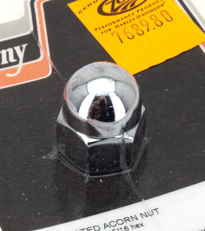 COLONY ROUND TOP CHROME ACORN NUTS - view 1 Main image