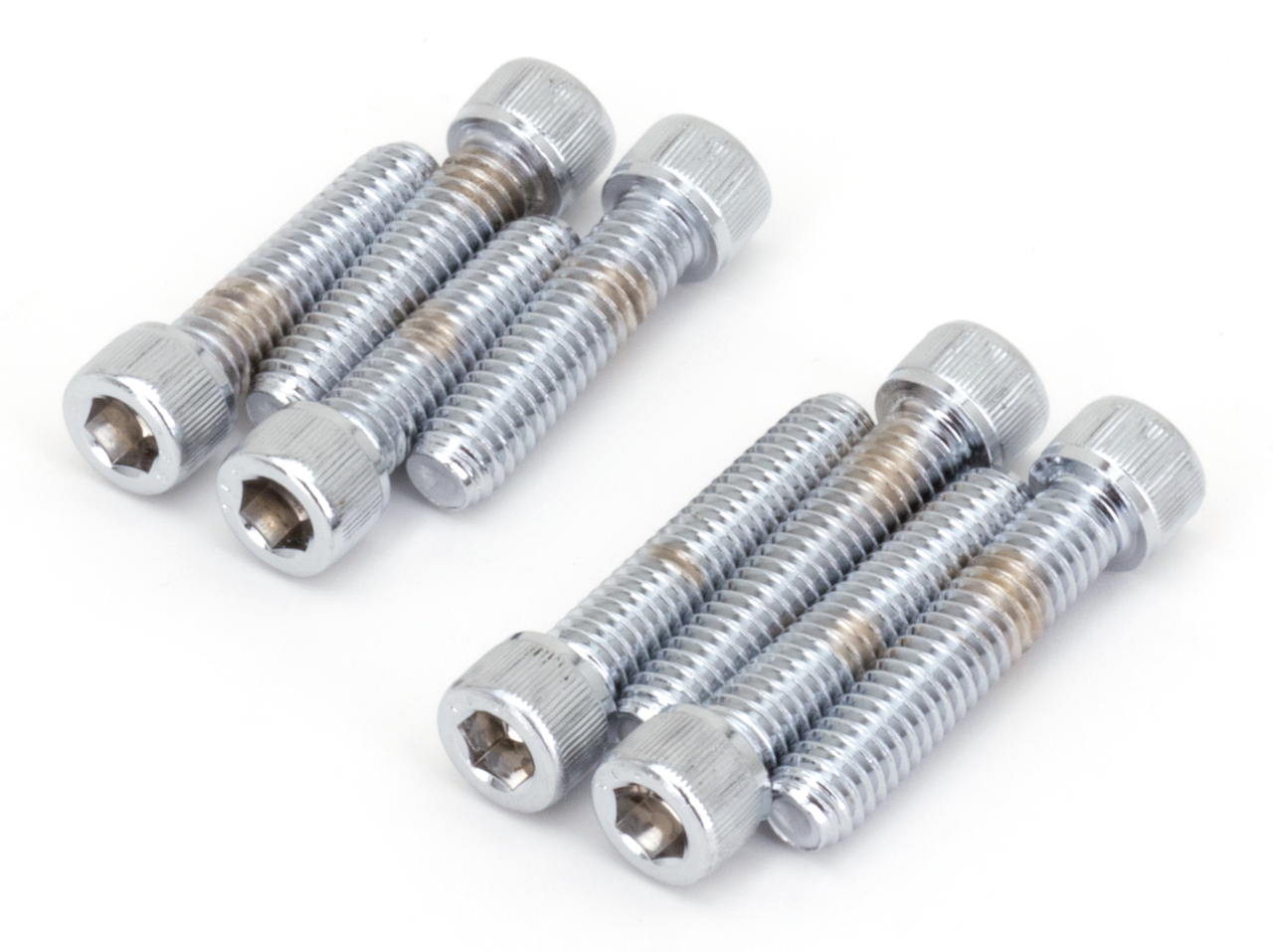 CHROME HANDLEBAR TOP CLAMP SCREW KITS - view 1