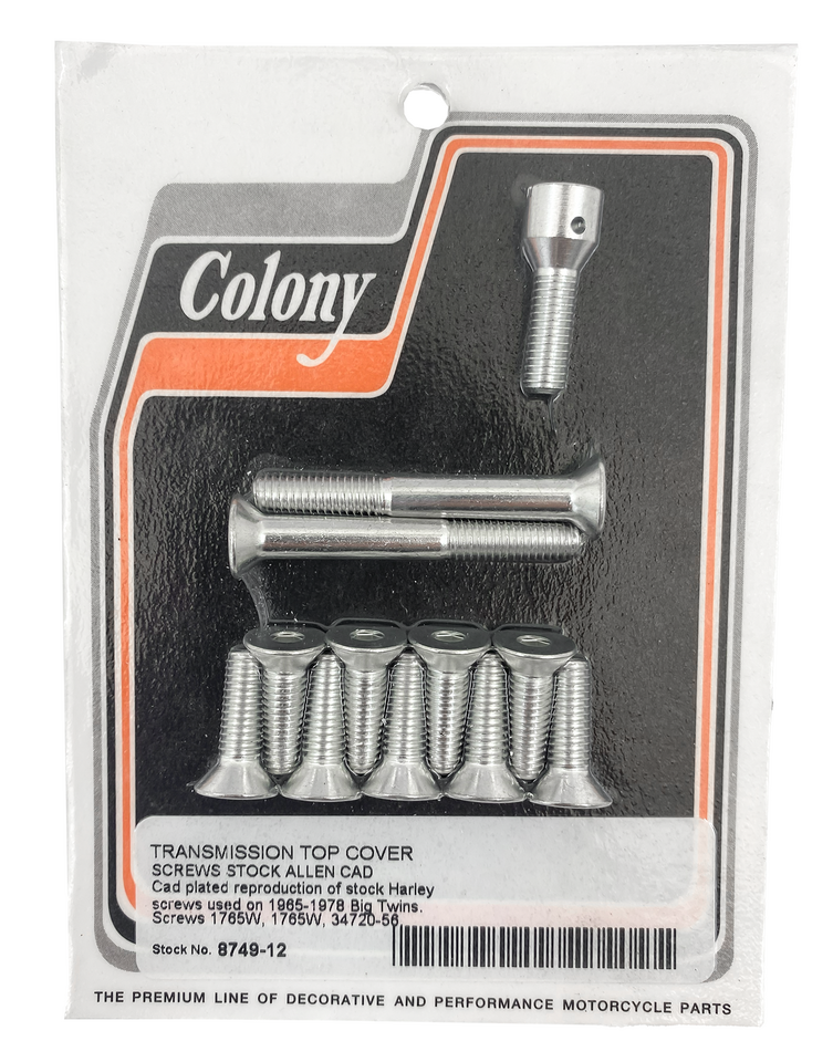 TRANSMISSION TOP COVER SCREW KIT FOR 4 SPEED BIG TWIN - view 1