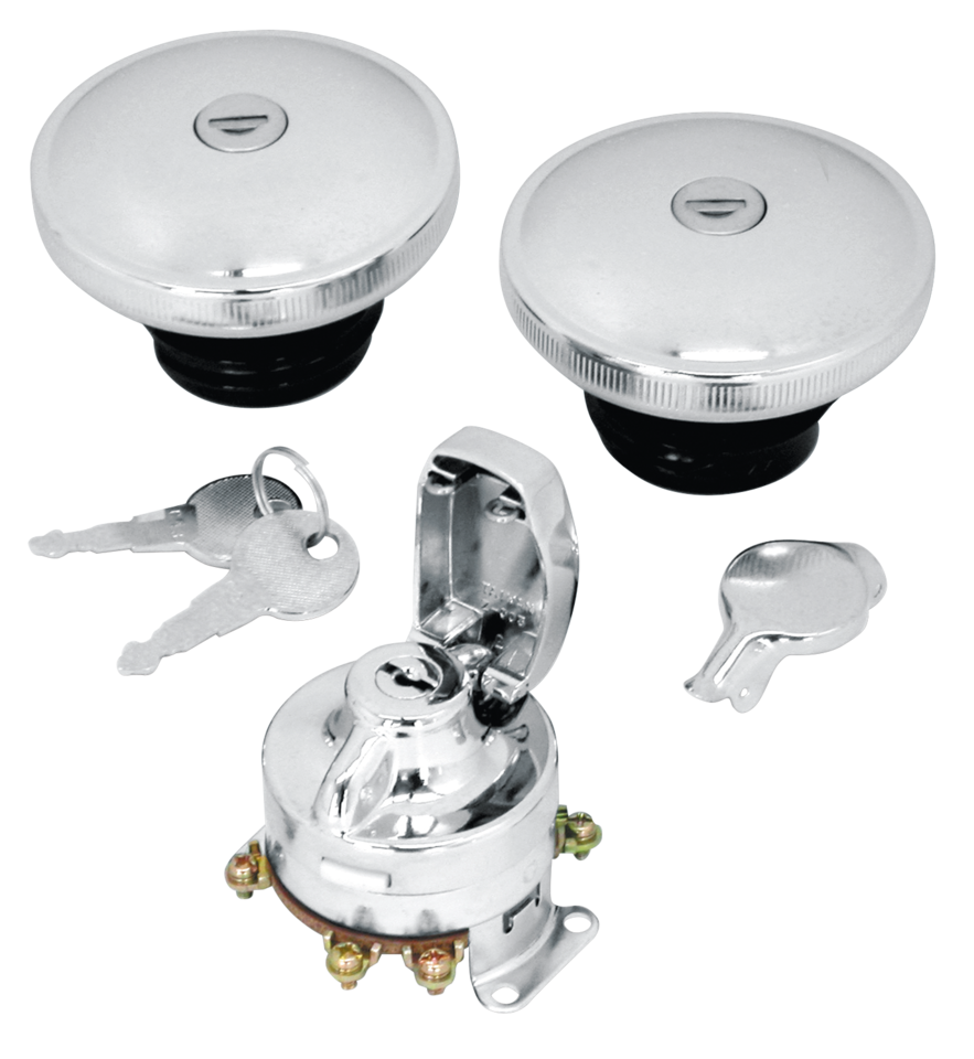 IGNITION SWITCH AND LOCKABLE SCREW-IN GAS CAP KITS - view 2