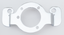 AIR CLEANER & CARBURATOR SUPPORT BRACKETS - view 1