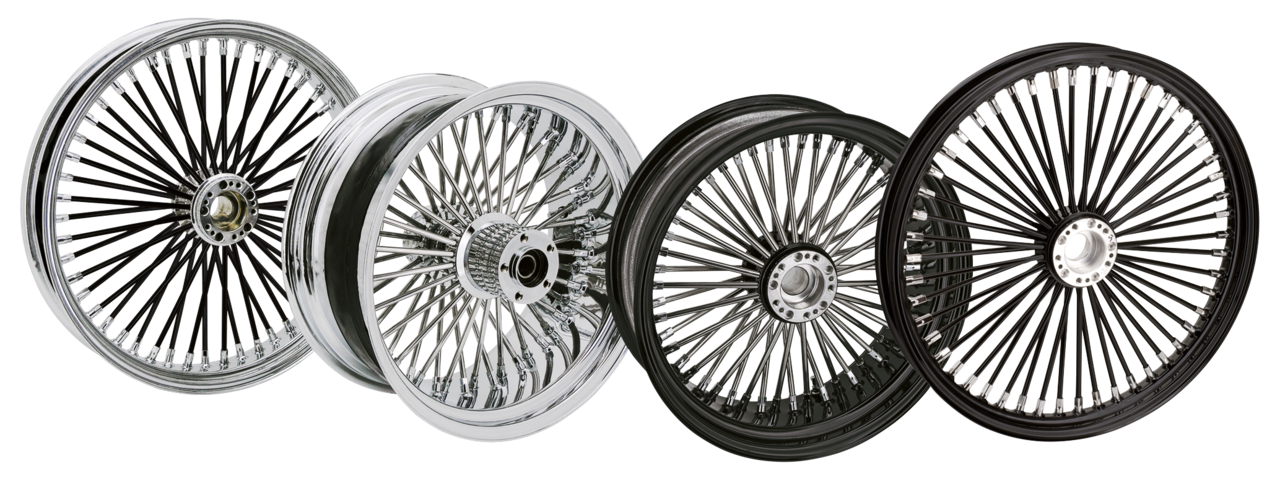 RIDE WRIGHT WHEELS RADIAL LACED FAT 50'S Secondary image