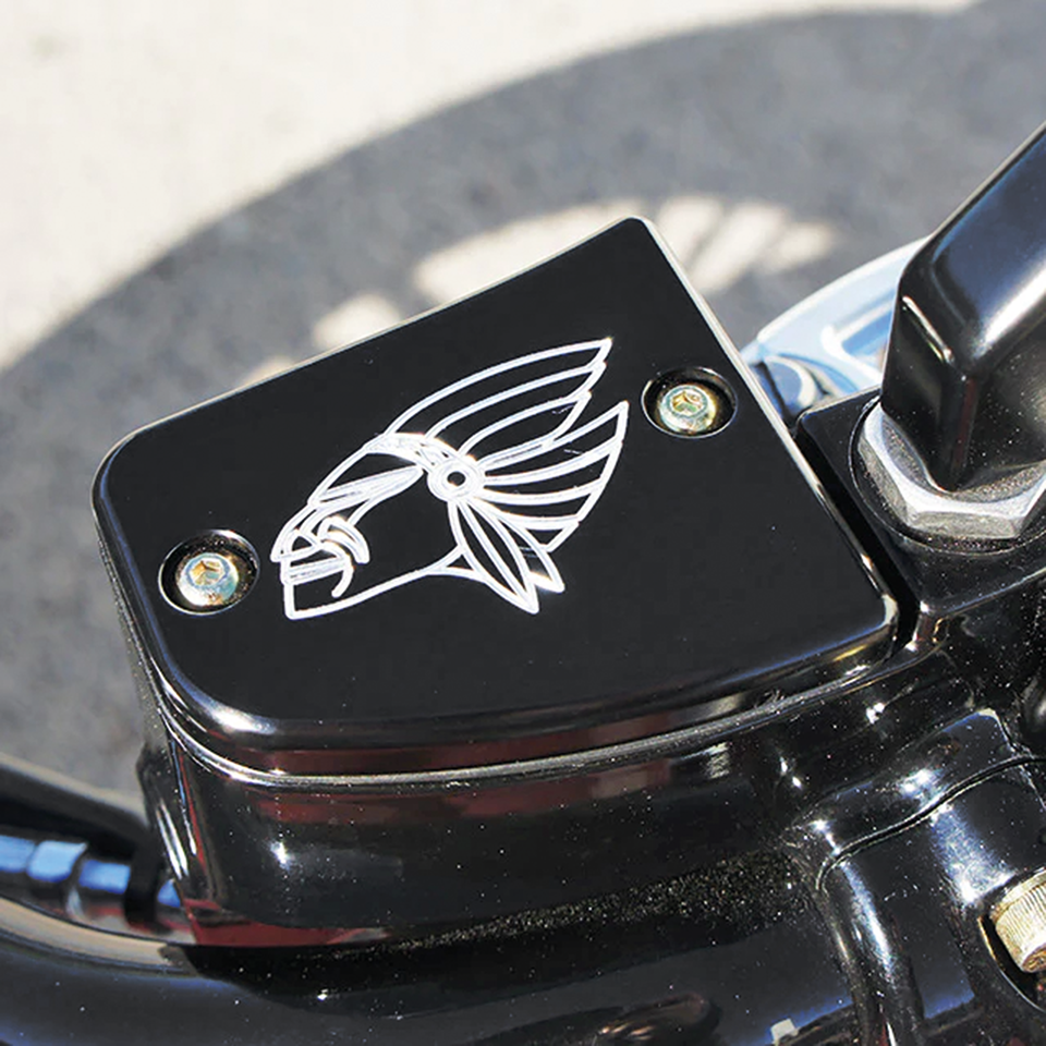 JOKER MACHINE FRONT MASTER CYLINDER COVERS FOR INDIAN SCOUT - view 2