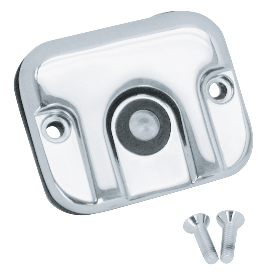 CHROME MASTER CYLINDER COVER 1996 STYLE - view 2