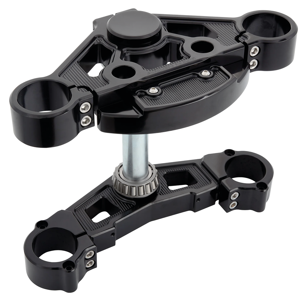 ARLEN NESS METHOD UPPER FORK CLAMPS AND TRIPLE TREES FOR ROAD GLIDE - view 1 Main image