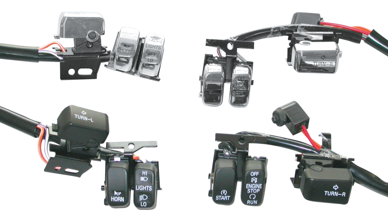 ERGONOMIC HANDLEBAR SWITCHES FOR 1996-2013 MODELS - view 2